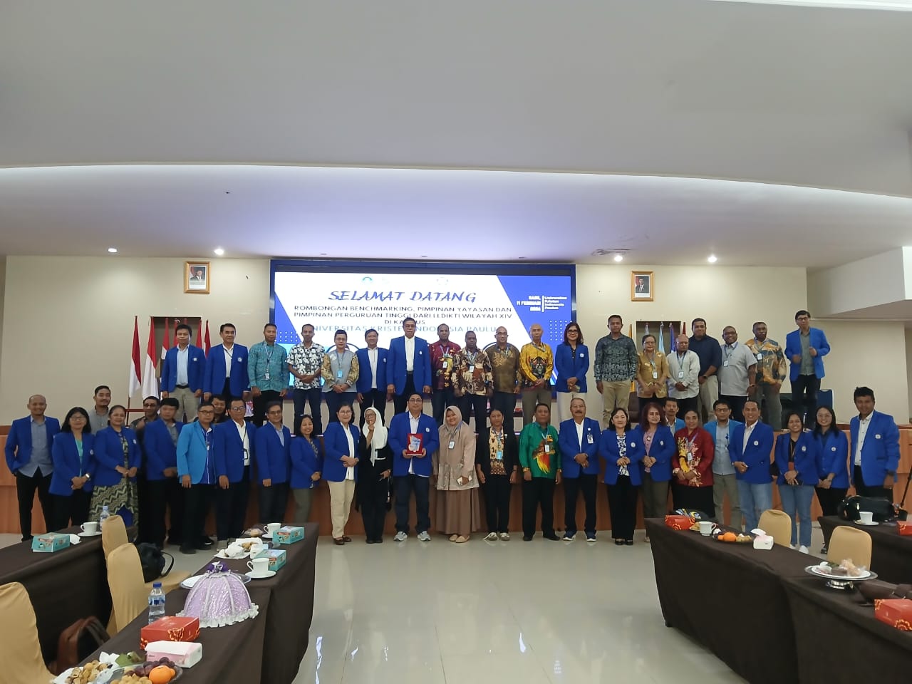 UKI PAULUS TERIMA KUNJUNGAN 18 PIMPINAN KAMPUS LLDIKTI XIV PAPUA